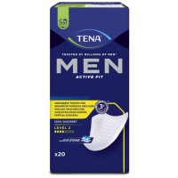Урологические прокладки для мужчин Tena Men Active Fit Level 2, 4 капли, 20 шт.
